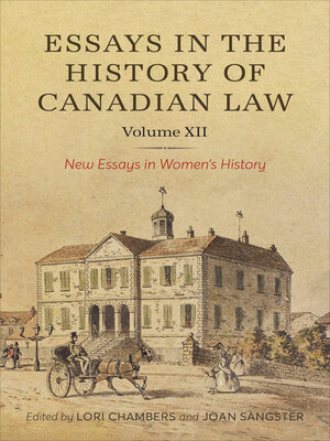 cover image of Essays in the History of Canadian Law, Volume XII